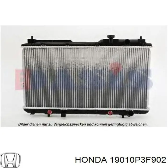 Chłodnica silnika Honda 19010P3F902 cena, od 109,83 USD