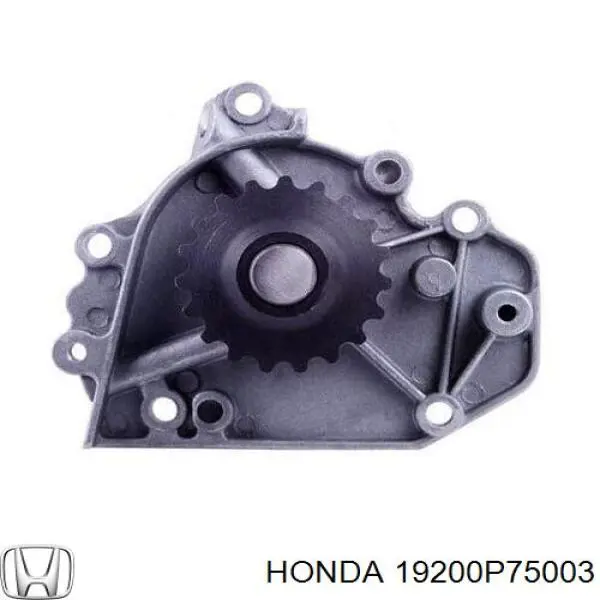 Do koszyka 19200P75003 Honda Pompa chłodząca wodna