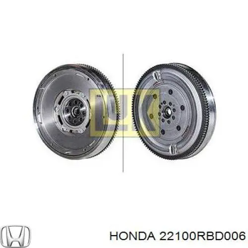 Koło zamachowe silnika Honda 22100RBD006 cena, od 763,65 USD