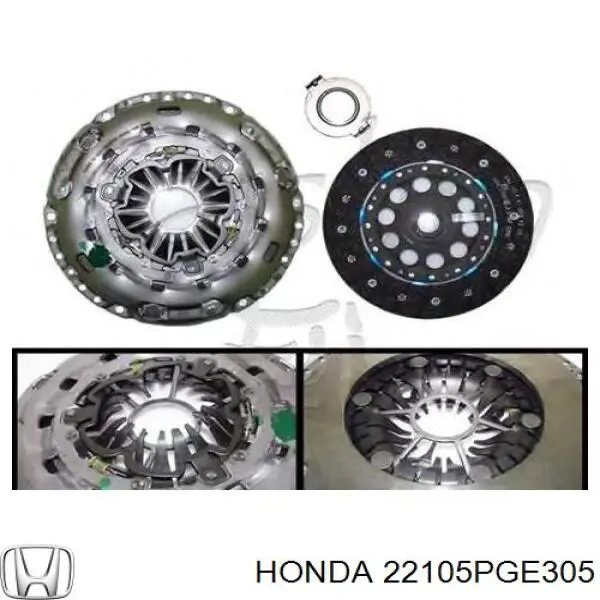 Zestaw sprzęgła (3 części) Honda 22105PGE305 cena, od 107,60 USD