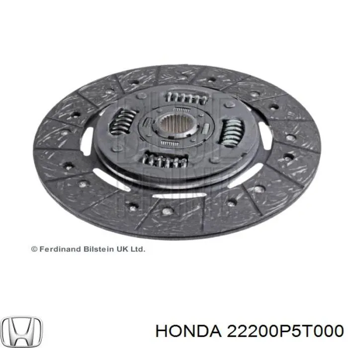 Do koszyka 22200P5T000 Honda Tarcza sprzęgła