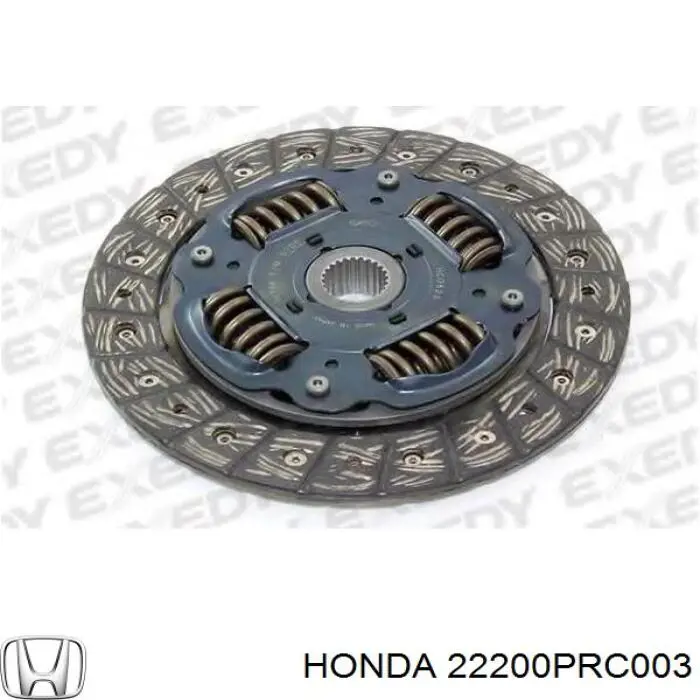 Do koszyka 22200PRC003 Honda Tarcza sprzęgła