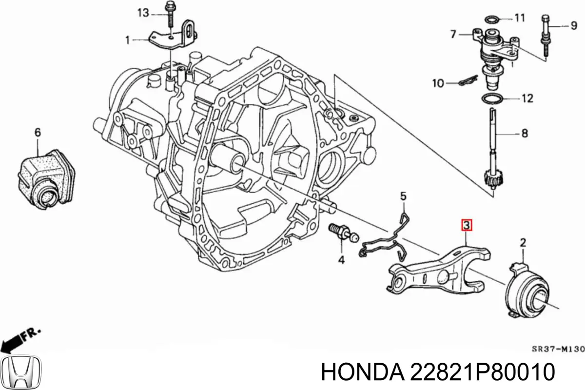 Widełki sprzęgła do Honda CR-V I RD