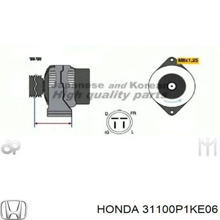 A5TA0991 Mitsubishi alternator