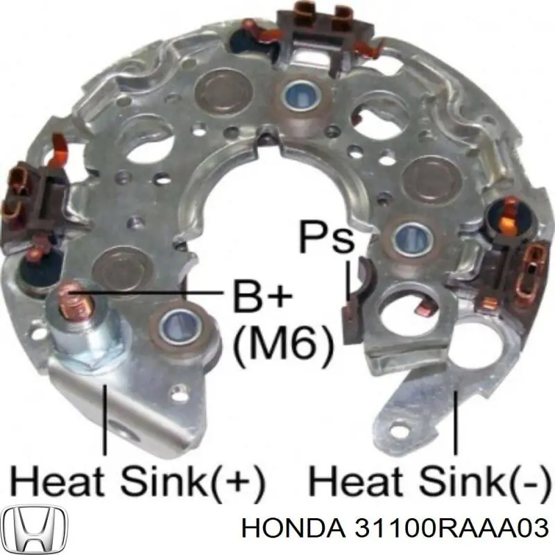 Alternator Honda 31100RAAA03 cena, od 208,34 USD
