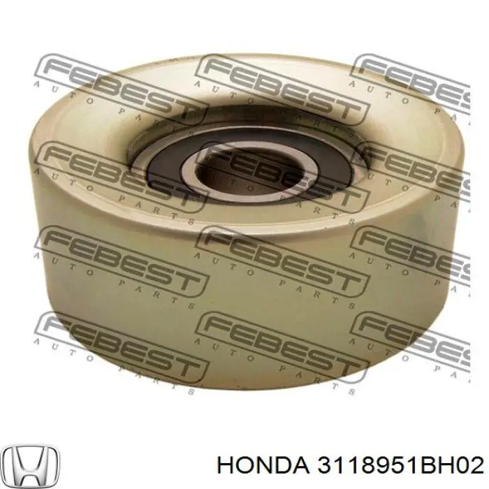 Rolka napinacza paska napędowego Honda 3118951BH02 cena, od 36,79 USD
