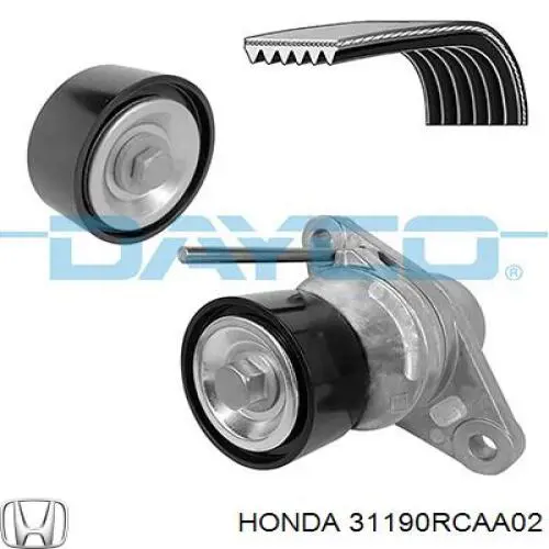 31190RCAA02 Honda Rolka prowadząca, kierunkowa paska napędowego