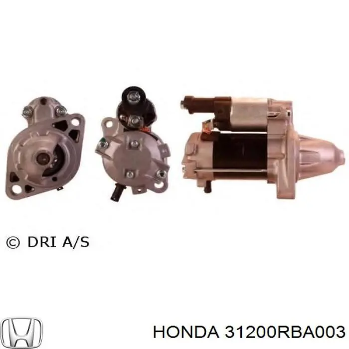 31200RBA003 Honda Rozrusznik
