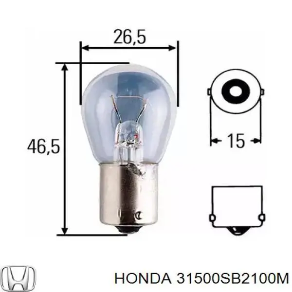 Bateria (akumulator) Honda 31500SB2100M cena, od 101,43 USD