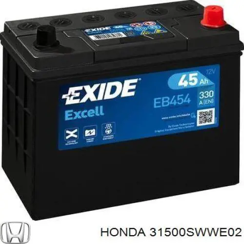 31500SWWE02 Honda Bateria (akumulator)