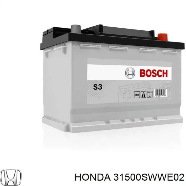 Do koszyka 31500SWWE02 Honda Bateria (akumulator)