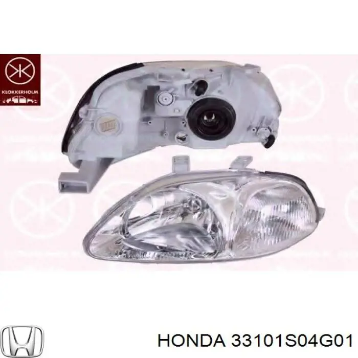 Reflektor prawy 33101S04G01 Honda