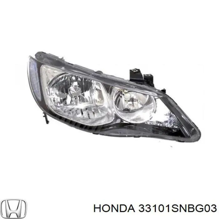 Reflektor prawy 20A923B52B TYC