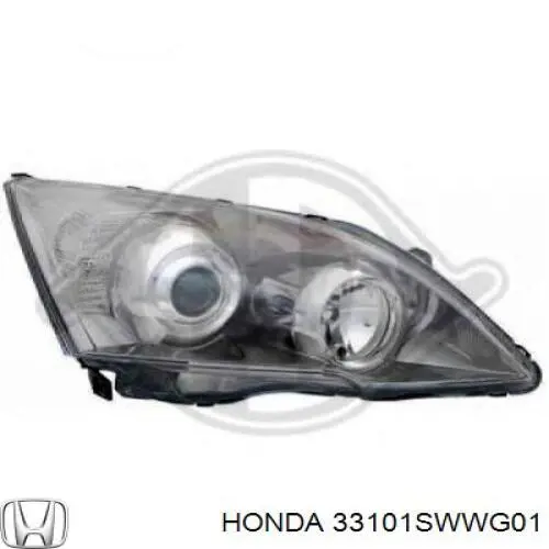 33101SWWG01 Honda Reflektor prawy