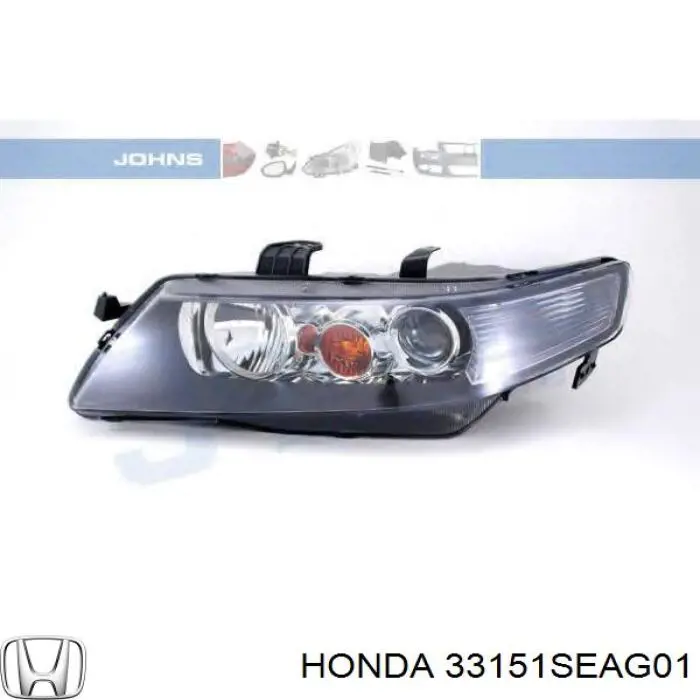 33151SEAG01 Honda Reflektor lewy
