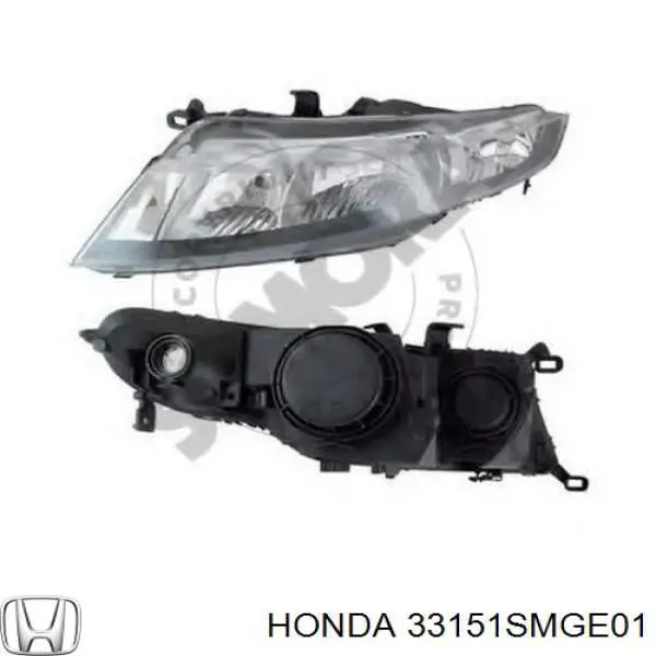 33151SMGE01 Honda Reflektor lewy