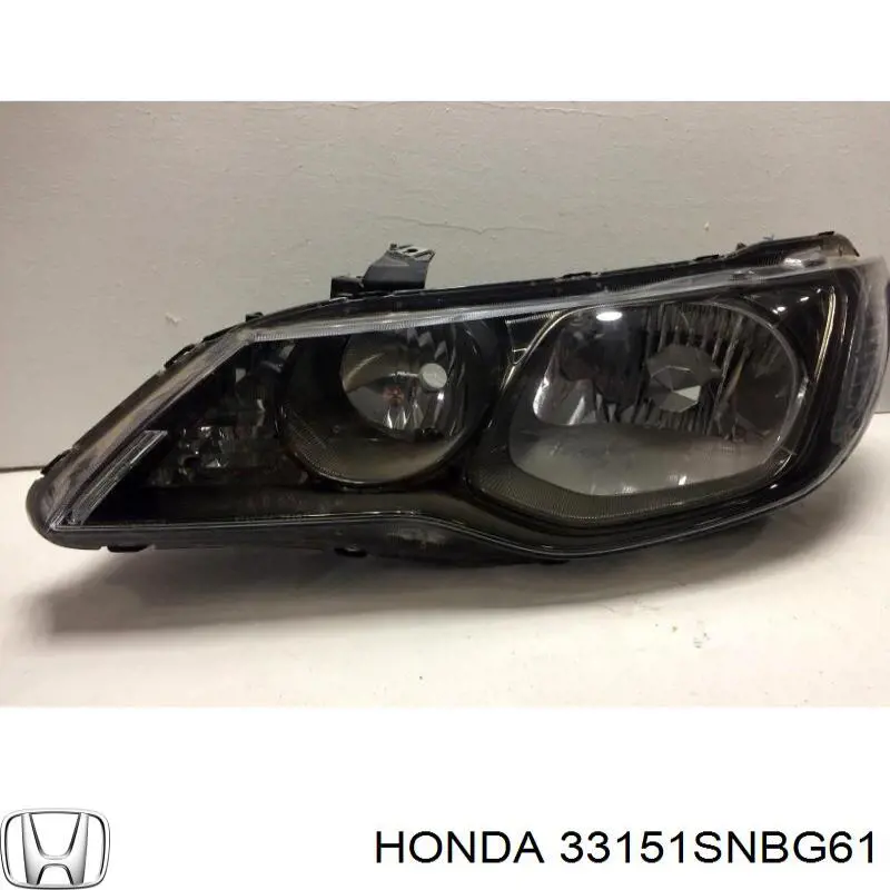 33151SNBG61 Honda Reflektor lewy