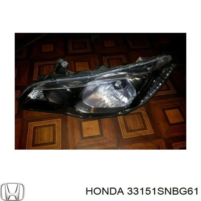 Do koszyka 33151SNBG61 Honda Reflektor lewy