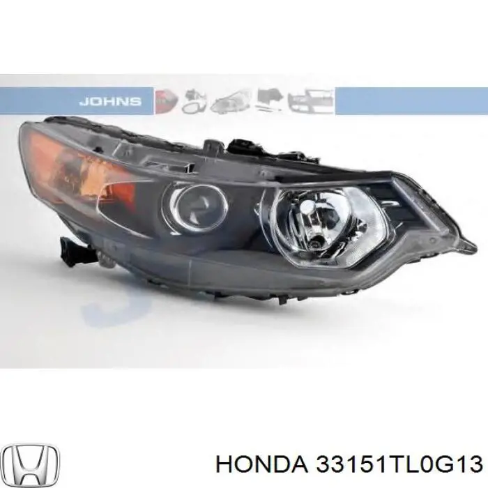 Reflektor lewy Honda 33151TL0G13 cena, od 288,79 USD