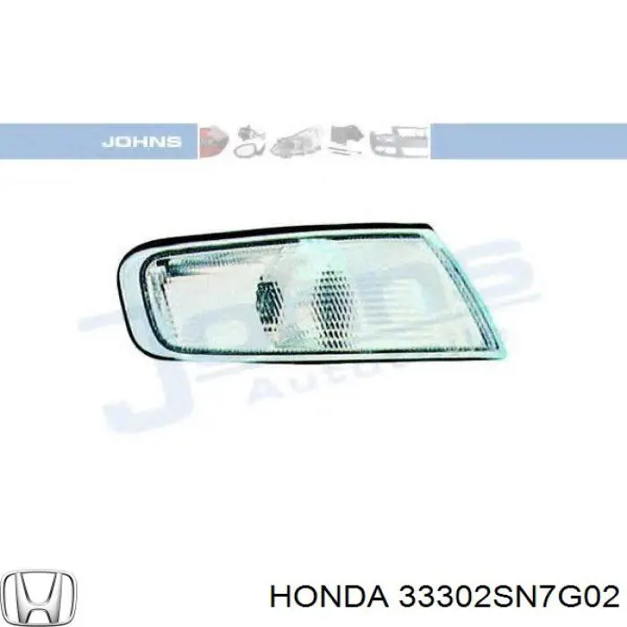 Do koszyka 33302SN7G02 Honda Kierunkowskaz prawy
