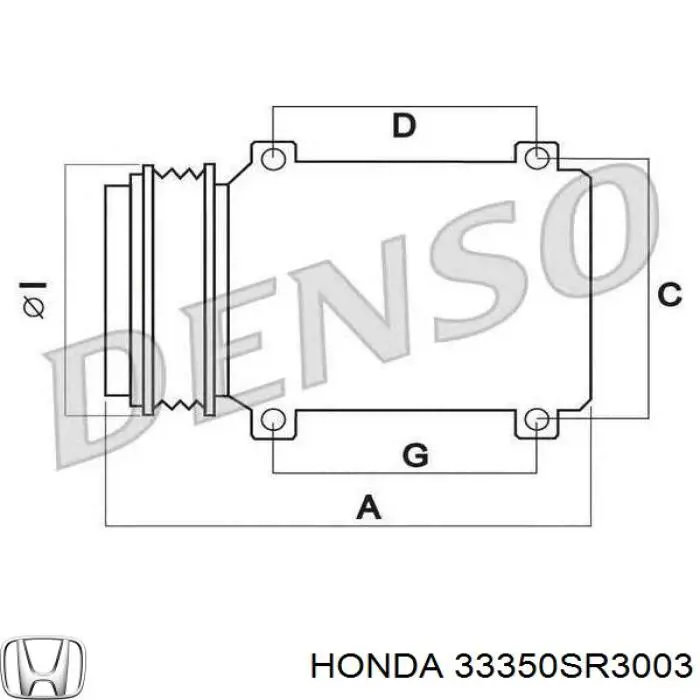 Kierunkowskaz lewy Honda 33350SR3003 cena, od 17,35 USD