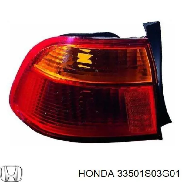 Lampa zespolona tylna prawa Honda Civic 6 (EJ9, EK1)