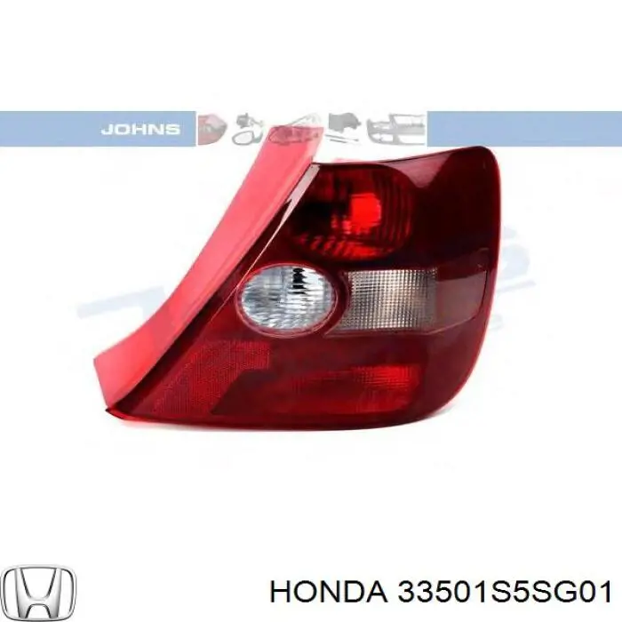 33501S5SG01 Honda Lampa zespolona tylna prawa