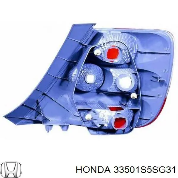 33501S5SG31 Honda Lampa zespolona tylna prawa
