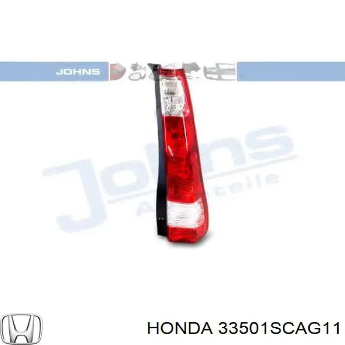 33501SCAG11 Honda Lampa zespolona tylna prawa