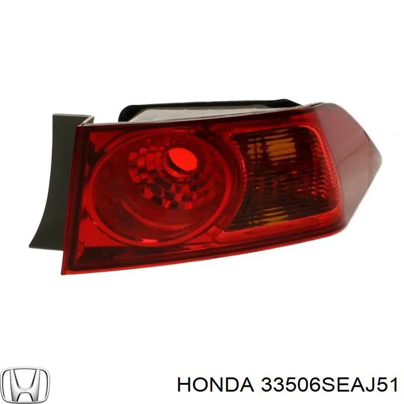 Do koszyka 33506SEAJ51 Honda Lampa zespolona tylna lewa zewnętrzna