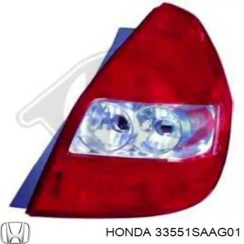Lampa zespolona tylna lewa Honda 33551SAAG01 cena, od 112,37 USD