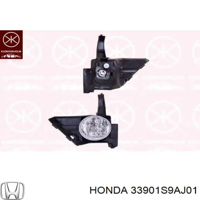 Lampa przeciwmgielna prawa Honda 33901S9AJ01 cena, od 63,16 USD