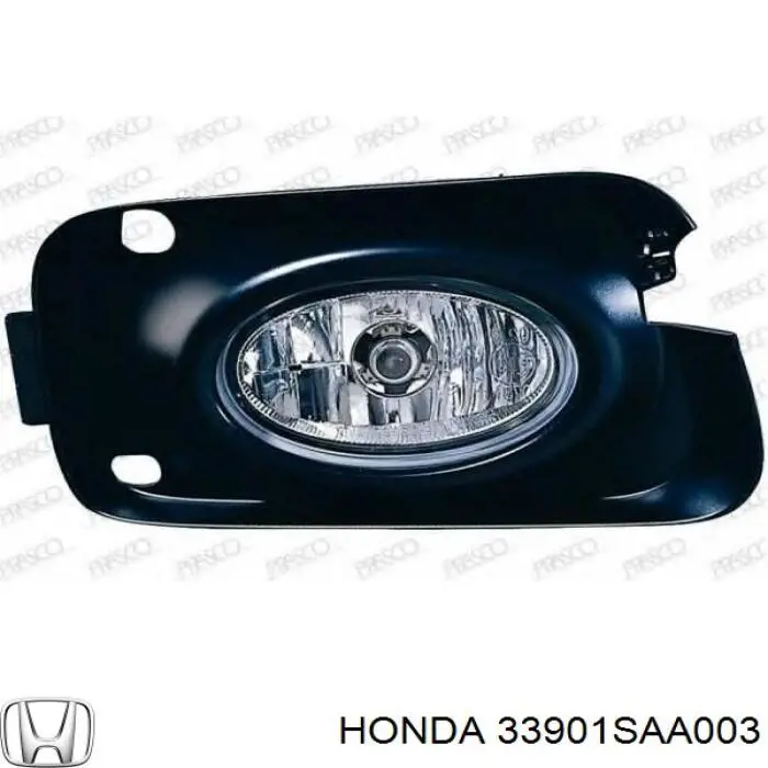 Lampa przeciwmgielna prawa Honda 33901SAA003 cena, od 58,82 USD