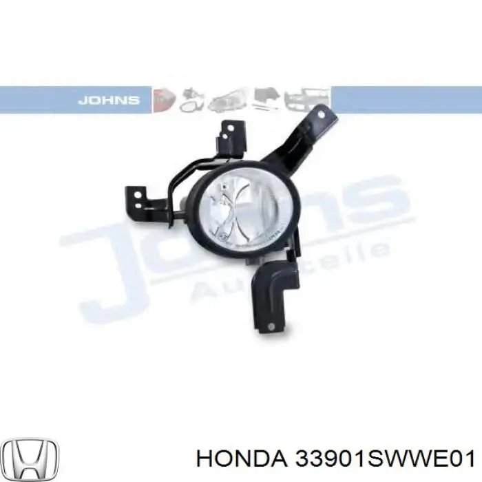 Lampa przeciwmgielna prawa Honda 33901SWWE01 cena, od 91,18 USD