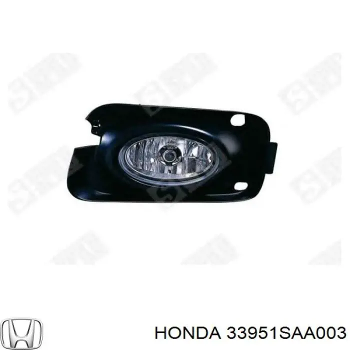 Lampa przeciwmgielna lewa Honda 33951SAA003 cena, od 59,42 USD