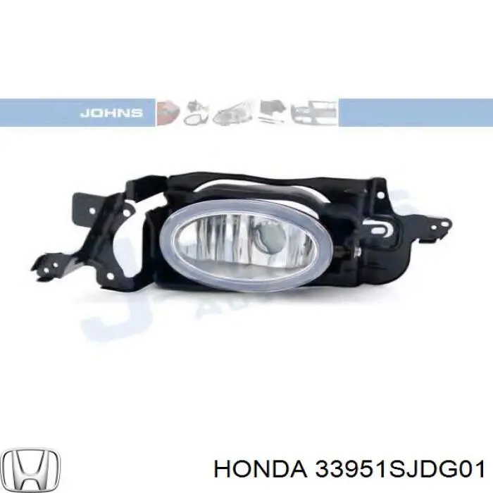 Lampa przeciwmgielna lewa Honda FR-V hatchback (BE) (2005 - 2026) cena, od 431,98 USD