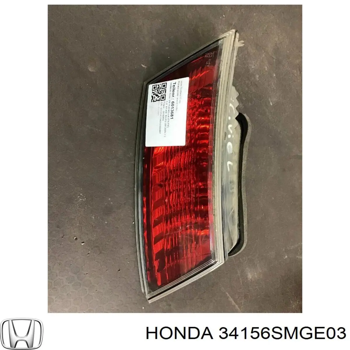 34156SMGE03 Honda Lampa zespolona tylna lewa wewnętrzna