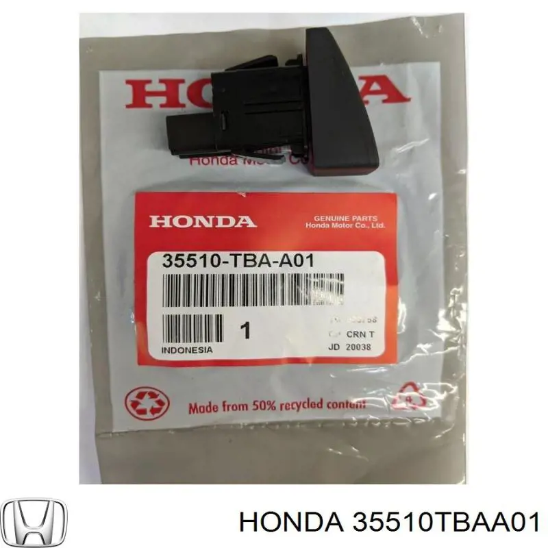 Przycisk włączania światła awaryjnego Honda 35510TBAA01 cena, od 43,42 USD