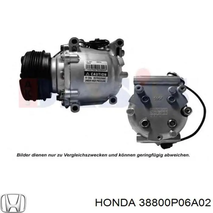 38800P06A02 Honda Sprężarka klimatyzacji