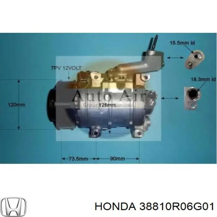 Do koszyka 38810R06G01 Honda Sprężarka klimatyzacji