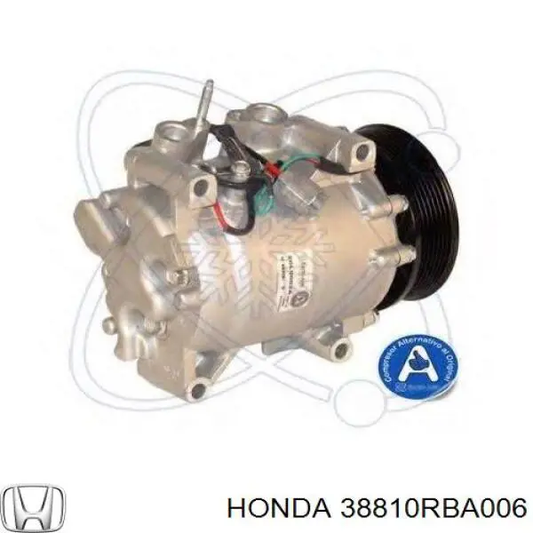 Sprężarka klimatyzacji Honda 38810RBA006 cena, od 246,87 USD