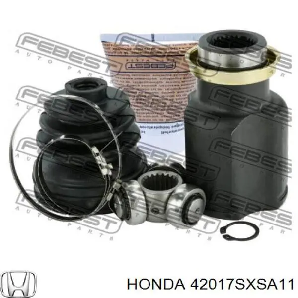 Osłona przegubu homokinetycznego półosi przedniej wewnętrzna Honda 42017SXSA11 cena, od 18,75 USD