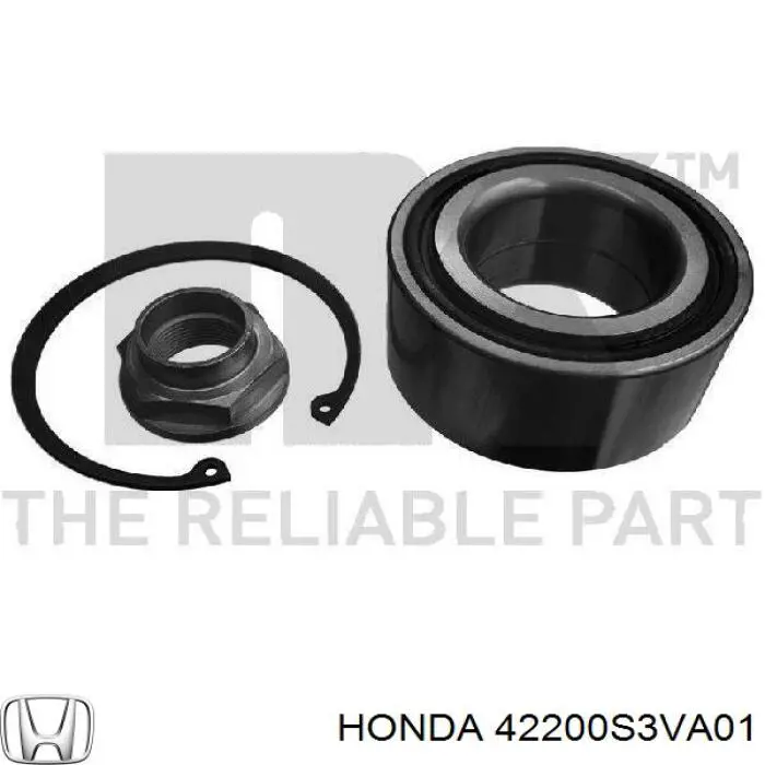 Lożysko piasty tylnej Honda 42200S3VA01 cena, od 24,42 USD