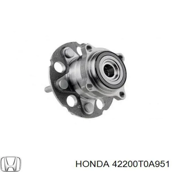 Piasta tylna Honda 42200T0A951 cena, od 87,77 USD