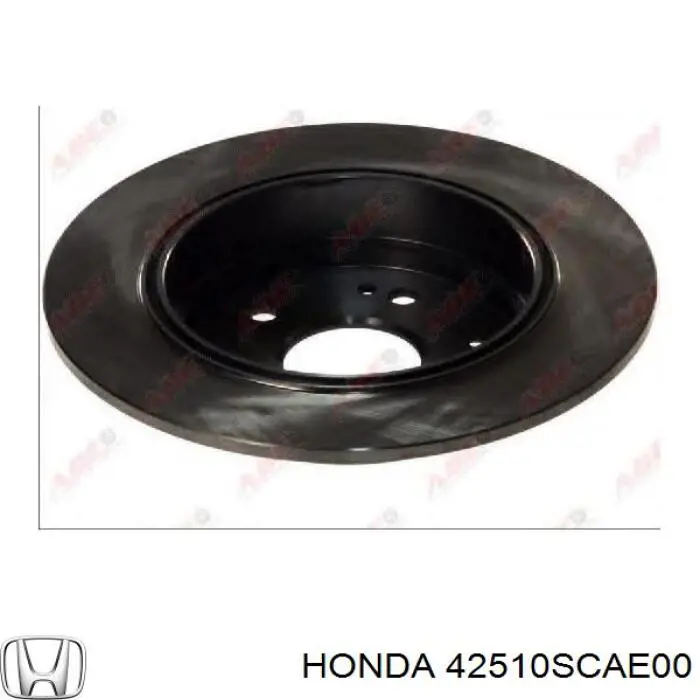 Do koszyka 42510SCAE00 Honda Tarcza hamulcowa tylna
