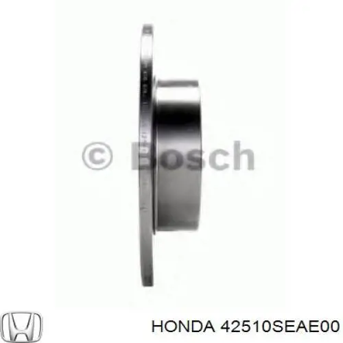 Do koszyka 42510SEAE00 Honda Tarcza hamulcowa tylna