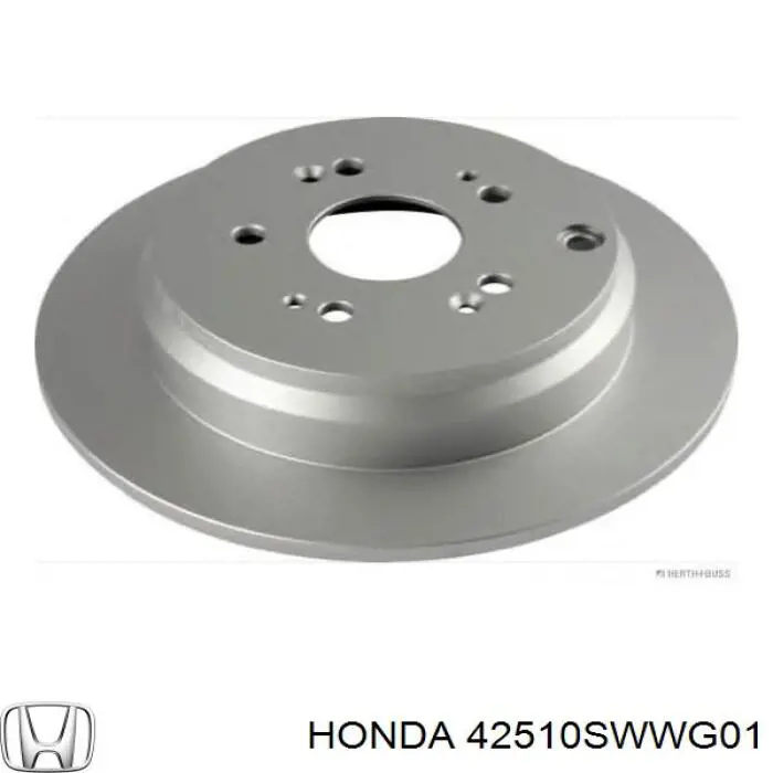 42510SWWG01 Honda Tarcza hamulcowa tylna