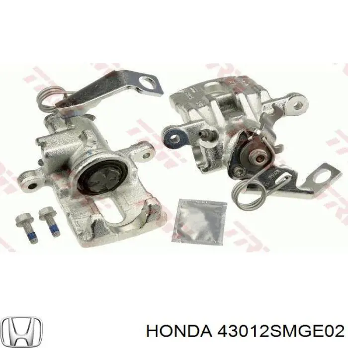 43012SMGE02 Honda Zacisk hamulcowy tylny prawy