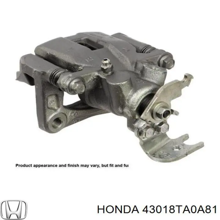 Do koszyka 43018TA0A81 Honda Zacisk hamulcowy tylny prawy