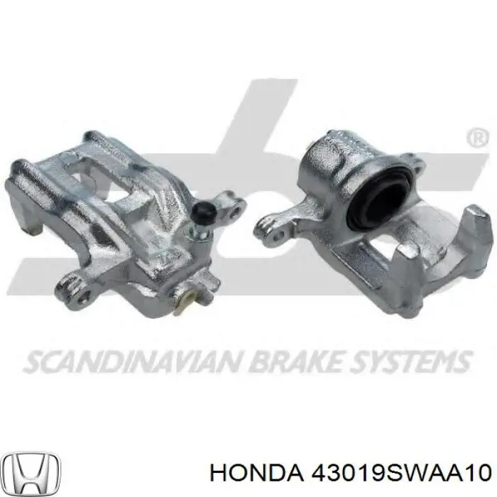 Zacisk hamulcowy tylny lewy Honda 43019SWAA10 cena, od 47,25 USD